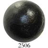 Image 1 : Iron cannonball ("8 pounder"), professionally conserved.