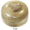 Image 1 : Large glass inkwell, rare.
