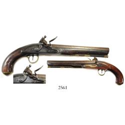 English officer's flintlock pistol, maker Ketland, ca. 1815-20, great working order.