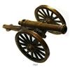 Image 1 : Small brass cannon and carriage, ca. 1790-1820.