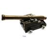 Image 1 : Small brass cannon and wooden carriage, probably 1900s.