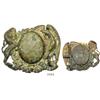 Image 1 : Gilt brass sash buckle, US Civil War-period (early 1860s), found in the United Kingdom, rare.