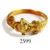 Image 1 : Ornate gold ring of hands clasping a heart, Spanish colonial (1600s-1700s), found in the southern Ca
