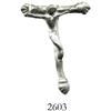 Image 1 : Small silver crucifix (Spanish, 1600s?), found in Seville harbor.