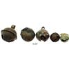 Image 1 : Lot of 5 bronze crotal bells, Spanish colonial (1500s-1600s).