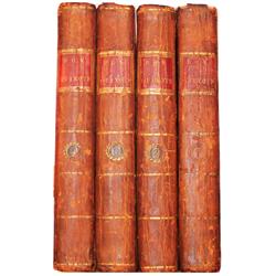 Cervantes, Miguel de. The History and Adventures of The Renowned Don Quixote, 4 volumes (1782 Englis