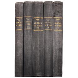 Dasi, Tomas. Estudio de los Reales de a Ocho, 5 volumes (1950-1), rare.