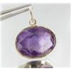 Image 1 : 48ct Untreated Amethyst Pendant Appr Est $10k (JEW-2417)