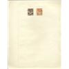 Image 1 : 1930s N. Rhodesia Hand Made Stamp Album Page 2pcs (STM-0260)