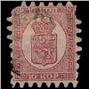 Image 1 : 1860 RARE Finland 10p Type 2 Rose Used Stamp (STM-1311)