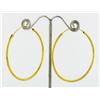 Image 2 : 22k Gold Vermeil Earrings 2" (JEW-1594)