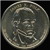 Image 1 : 2009P Polk $1 GEM Edge Rare Err Extra Dbl Star (COI-6263)