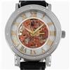 Image 1 : Techno Com Diamond Bezel Mens MOP Skeleton Watch  (WAT-132)