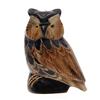 Image 1 : Water Buffalo Horn Scrimshaw Owl RARE  (CLB-470)