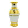 Image 1 : New 24k Heavy Gilded Ornate Benjarong Vase (CLB-641)