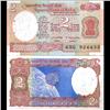 Image 1 : 1977 India 2 Rupee Spacecraft Crisp Uncirculated (CUR-06200)