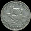 Image 2 : 1933 New Zealand Shilling George V Better Grade (COI-6982)