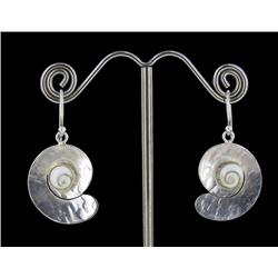 Sterling Shell Earrings (JEW-1942)