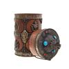 Image 2 : Tibet Brass Scroll Tube (ANT-577)