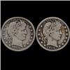 Image 1 : 1915S Barber Quarters Pair Better Circulated (COI-7436)