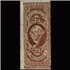 Image 1 : 1860s US Revenue Stamp 25c Imperf Insurance (STM-1357)