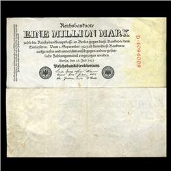 1923 Germany1000000 Mark Note Hi Grade Rare (CUR-05676)