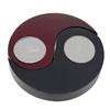 Image 1 : Hand Crafted Yin-Yang Mango Wood Candle Holder (DEC-256)