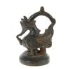 Image 1 : Duck Opium Weight 1920s Bronze Intricate Tooling (ANT-386)