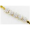 Image 2 : 66ctw Lab Diamond 22k Gold Vermeil Bracelet (JEW-2349)