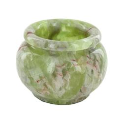 Rare Green Thai Jade Vase (DEC-422)