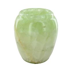 Rare Green Thai Jade Vase  (DEC-364)