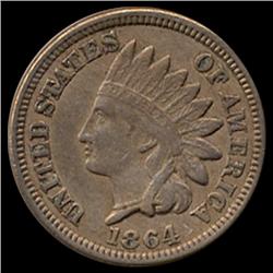 1863 Indian Cent Higher Grade Bronze (COI-7457)