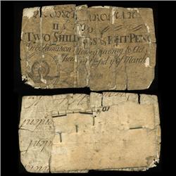 1754 North Carolina 2 Shilling 8 Pence Colonial (COI-4123)