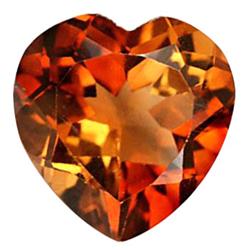 3.84ct Heart Orange Imperial Topaz Appr Est $10k (GEM-27761)