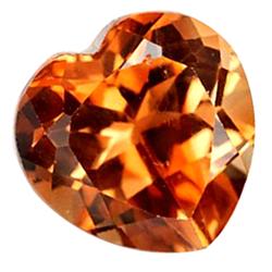 4.55ct Heart Orange Imperial Topaz Appr Est $11k (GEM-27720)