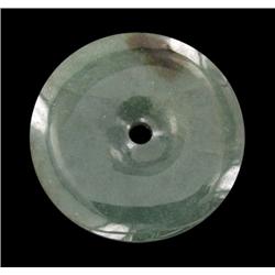 35.85ct Burma Imperial Jadeite Lucky Disc  (JEW-2056)