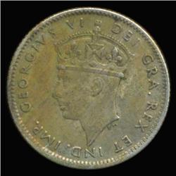 1943 Canada Newfoundland 10c Silver Hi Grade RARE (COI-6741)