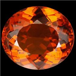 29.66ct Oval Madeira Orange Citrine Appr Est $15k (GEM-27581)