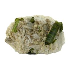 384ct Crystal w/Green Tourmaline Cluster Brazil (GEM-24335)