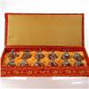 Image 2 : Silver Plate & Chinese Amber Zodiac Set (CLB-083)