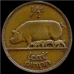 1935 Ireland 1/2p Higher Grade (COI-7355)