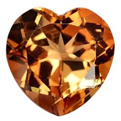 4.17ct Heart Orange Imperial Topaz Appr Est $10k (GEM-27733)