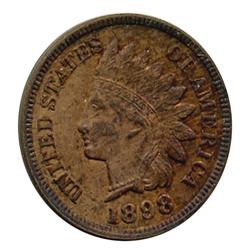 1893 Indian Cent Uncirculated MS65+ BN (COI-7512)