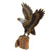 Image 2 : Handformed Teak Eagle on Stump (CLB-386)