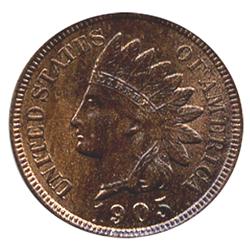 1905 Indian Cent Uncirculated MS66+ RED (COI-7520)