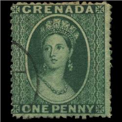 1873 Grenada 1p Postage Stamp PREMIUM (STM-0594)