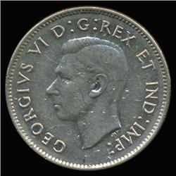 1938 Canada 5c Hi Grade AU Scarce (COI-6717)