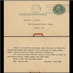 1914 US Washington 1c Postcard Nice (STM-0636)