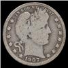 Image 1 : 1907S Barber Quarter Better Circulated (COI-7431)