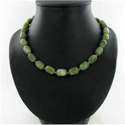 330ct Green Burma Jade Necklace (JEW-2182)